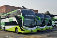 Turbus present&oacute; los nuevos buses de su flota