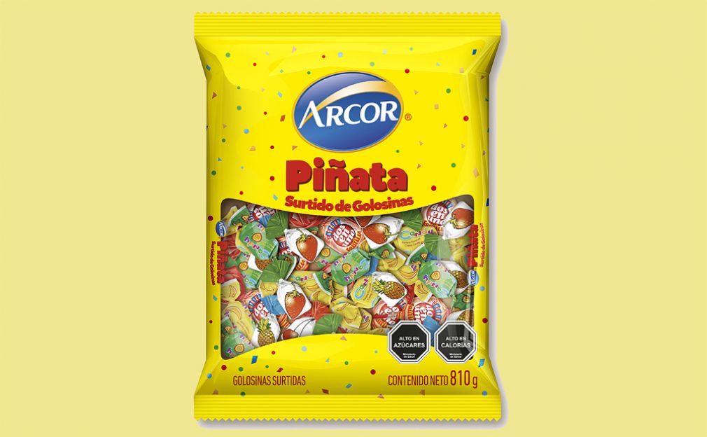 Surtido de golosinas listo para una Pi&ntilde;ata