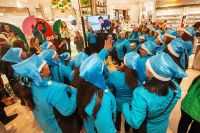 Activaci&oacute;n navide&ntilde;a de Falabella y Chayanne
