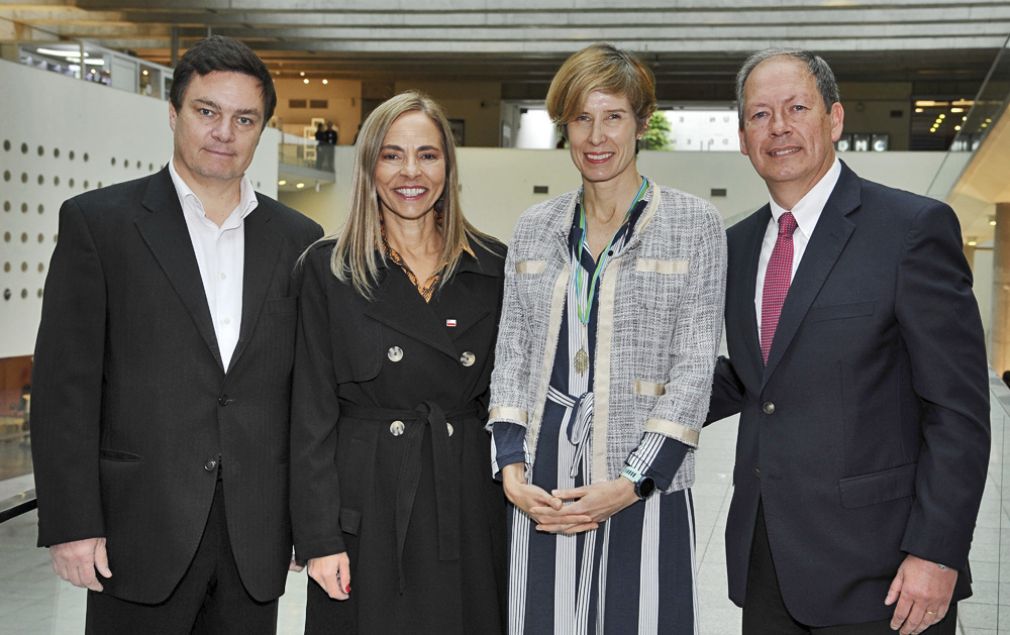 Eduardo Pooley, Isabel Plá, Macarena Palma y Fernando Mora