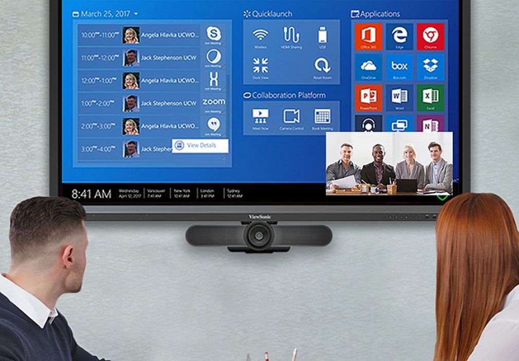 Sistema de videoconferencias de ViewSonic y Logitech