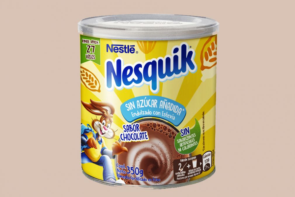 Nuevo Nesquik chocolate sin azúcar añadida