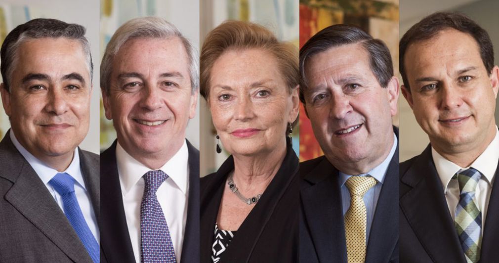 Claudio Mu&ntilde;oz, Juan Benavides, Vivianne Blanlot, Lorenzo Gazmuri y Hans Eben Ivanschitz