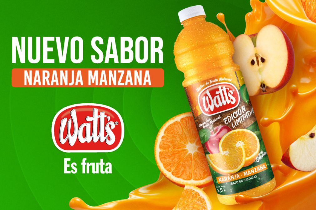 Es Watt’s. Es fruta. Es innovación.