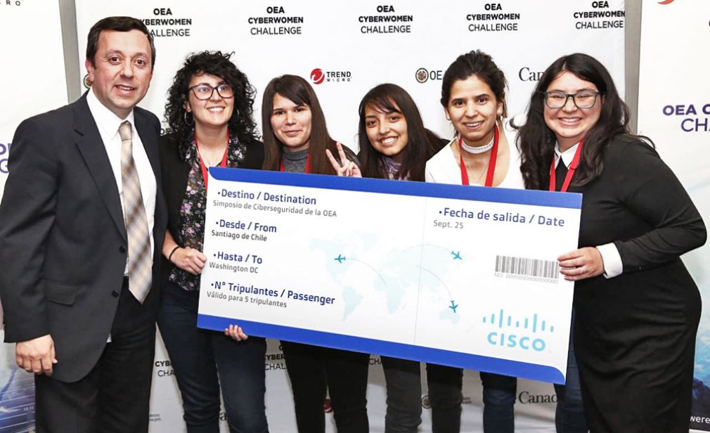 Sandra Sofía Paz, Daniela Parada, Tracy Mora, Natalia Bravo y Fernanda Mattar, ganadoras del desafío