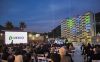 Atardecer con m&uacute;sica y juego de luces en Huechuraba