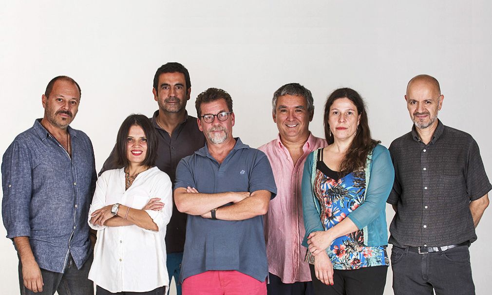 Cristián Navarro, Carla Oyarzún, José Ramón Cárdenas, Guillermo Grebe, Pablo Araneda, Paulette Lladser y Carlos Núñez