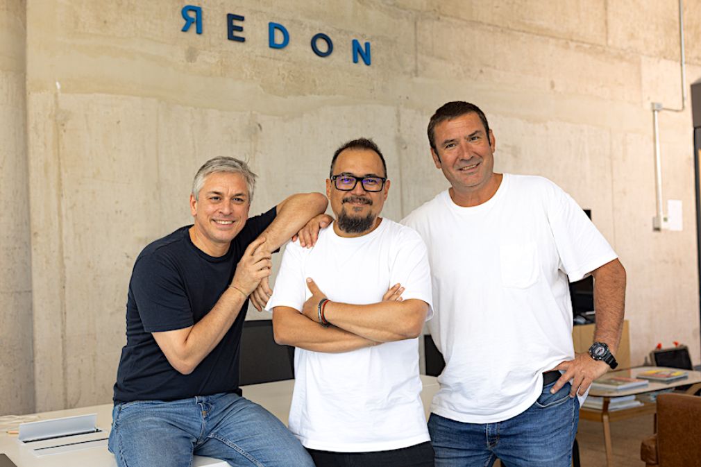 Carlos Senzacqua, Cristóbal Suzuki y Cristián Calderón