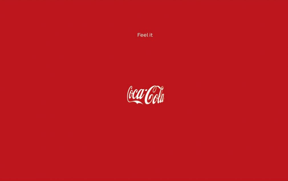 La imagen latente de la botella de Coca-Cola
