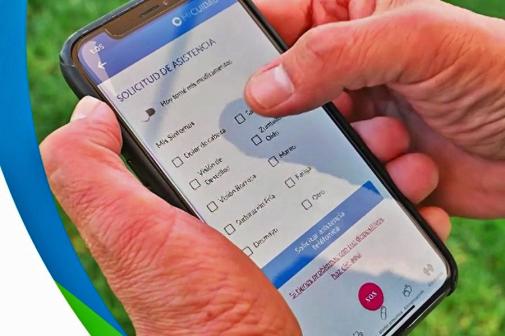 Aplicaci&oacute;n que monitorea la salud a distancia