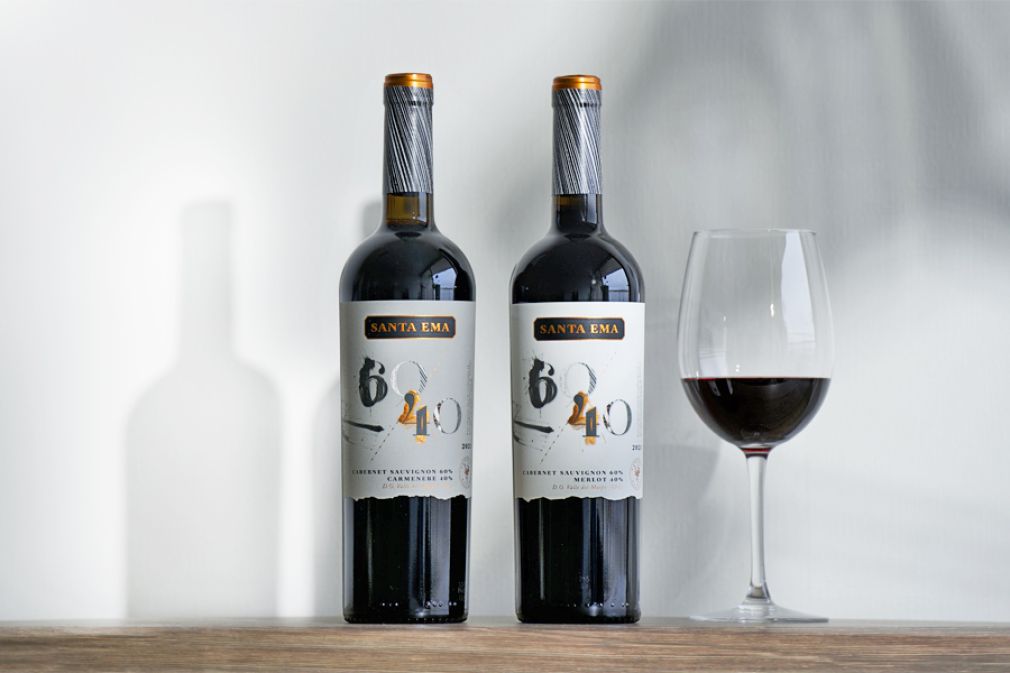 Nueva imagen de los blends 60/40 de Viña Santa Ema