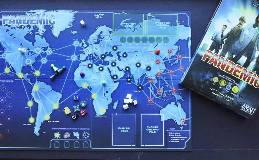 La pandemia como tema de un juego de mesa