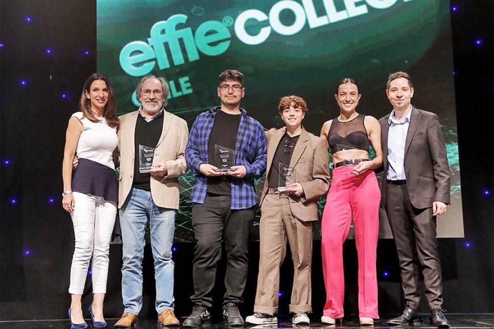 Equipo de Uniacc ganador de la categoría Banco de Chile en Effie College